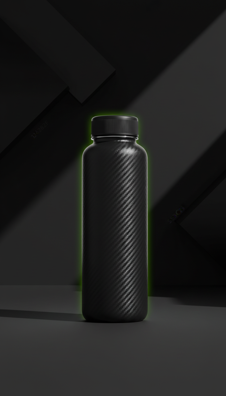 Botella deportiva fibra de carbono